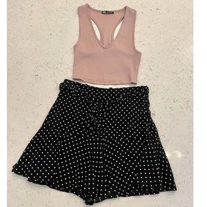 ZARA TOP & SKORT
